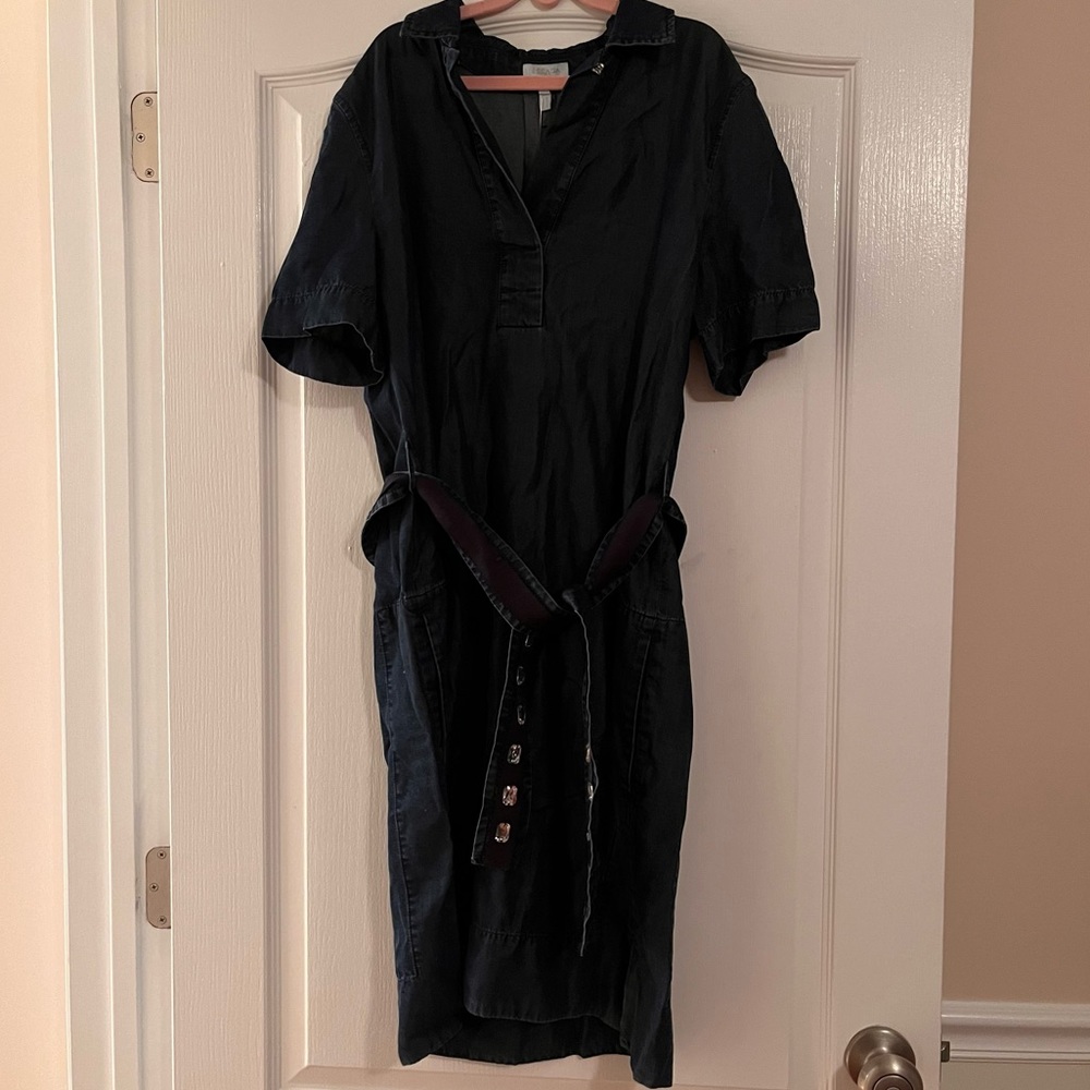 Escada Sport Swarovski Belted Dress
